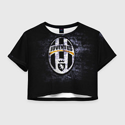 Футболка 3D укороченная женская Juventus: shadows, цвет: 3D-принт