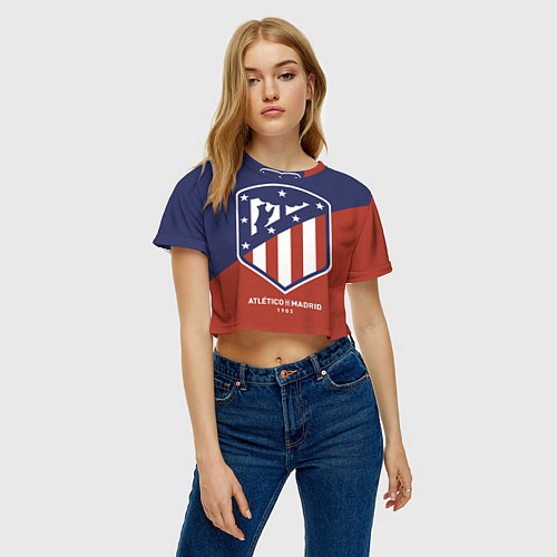 Женский топ Atletico Madrid FC 1903 / 3D-принт – фото 3