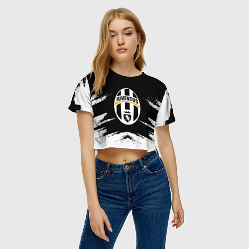Женский топ FC Juventus / 3D-принт – фото 3