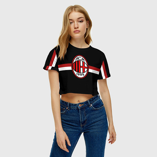 Женский топ AC Milan 1899 / 3D-принт – фото 3