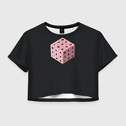 Женский топ Black Pink Cube