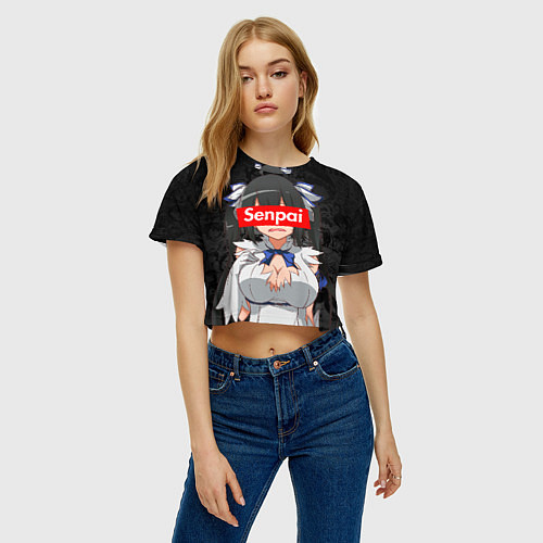 Женский топ Senpai Boobs / 3D-принт – фото 3