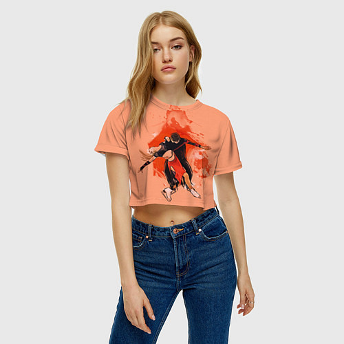 Женский топ Парное фигурное катание / 3D-принт – фото 3