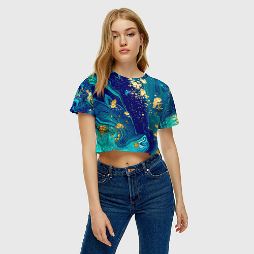 Женский топ Краски / 3D-принт – фото 3