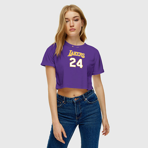 Женский топ Los Angeles Lakers Kobe Brya / 3D-принт – фото 3