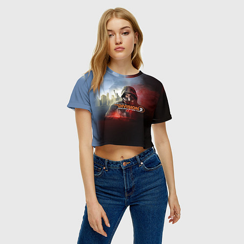 Женский топ The Division 2 / 3D-принт – фото 3