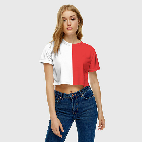 Женский топ Тодороки Шото / 3D-принт – фото 3