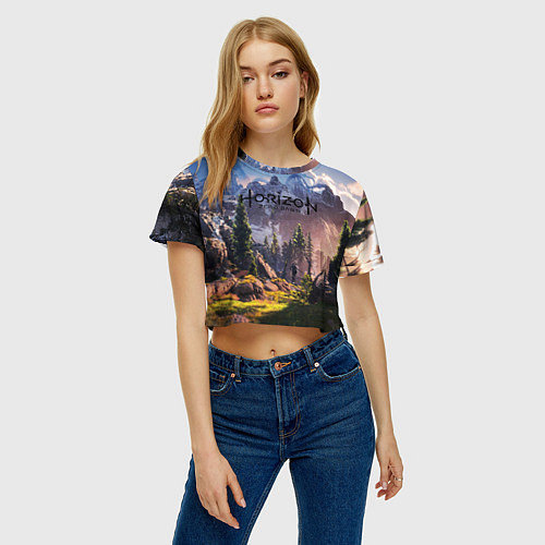 Женский топ Horizon Zero Dawn / 3D-принт – фото 3