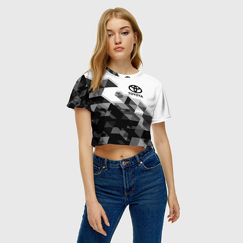 Женский топ TOYOTA / 3D-принт – фото 3
