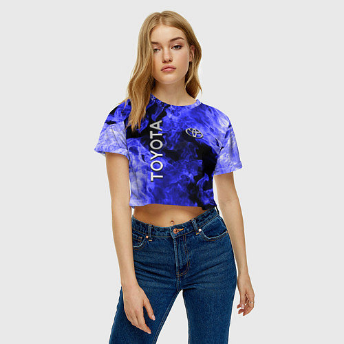 Женский топ TOYOTA / 3D-принт – фото 3