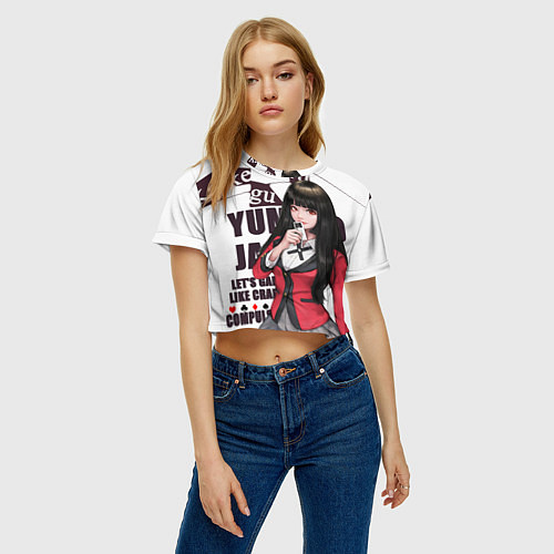 Женский топ Kakegurui / 3D-принт – фото 3