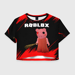 Женский топ Roblox Piggy