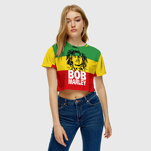 Женский топ Bob Marley / 3D-принт – фото 3