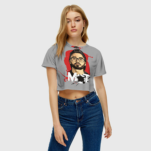 Женский топ Портрет Мота / 3D-принт – фото 3