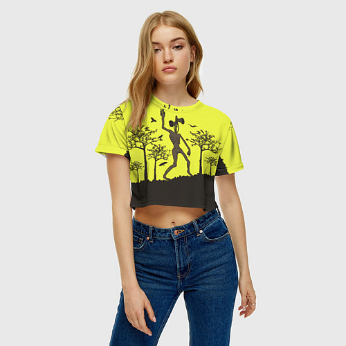 Женский топ Siren Head / 3D-принт – фото 3