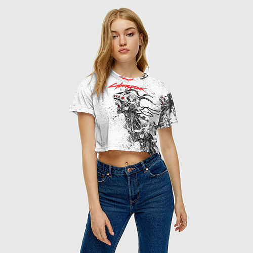 Женский топ CYBERPUNK 2077 / 3D-принт – фото 3