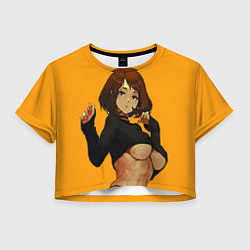 Женский топ Uraraka Ahegao Урарака