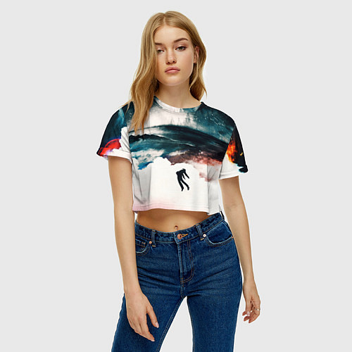 Женский топ КОСМОС / 3D-принт – фото 3