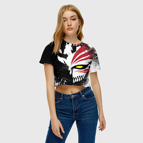 Женский топ БЛИЧ МАСКА BLEACH / 3D-принт – фото 3