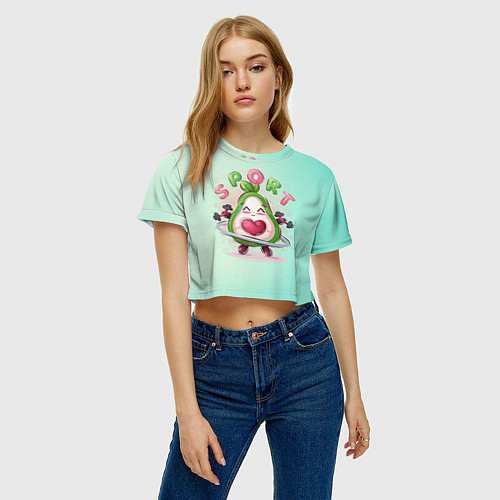 Женский топ Sport / 3D-принт – фото 3