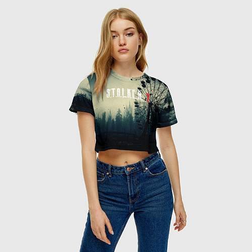 Женский топ СТАЛКЕРSTALKER 2 КУАРУСЕЛЬ / 3D-принт – фото 3