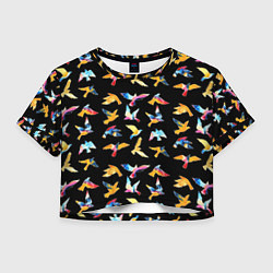 Женский топ Акварельные птица