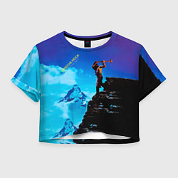 Футболка 3D укороченная женская Construction Time Again - Depeche Mode, цвет: 3D-принт