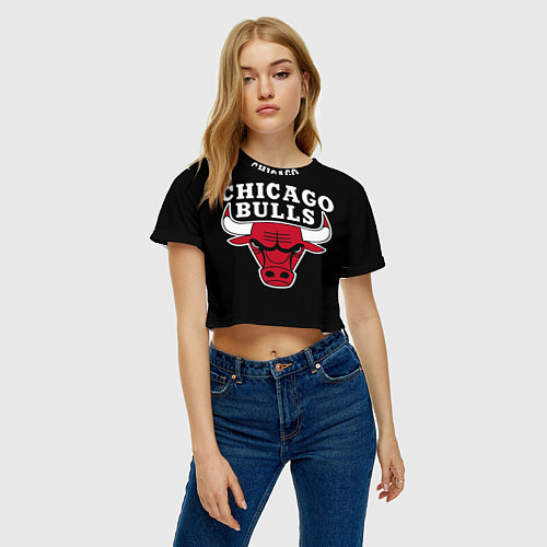 Женский топ B C Chicago Bulls / 3D-принт – фото 3