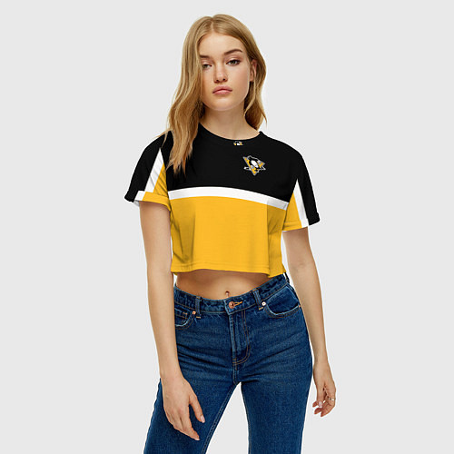 Женский топ Питтсбург Пингвинз НХЛ / 3D-принт – фото 3