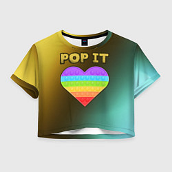 Женский топ Pop It - Heart - Abstraction