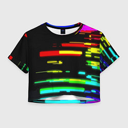 Женский топ Color fashion glitch