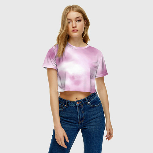 Женский топ Tie-dye Pink / 3D-принт – фото 3