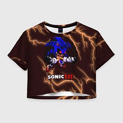 Женский топ SONIC EXE Молнии