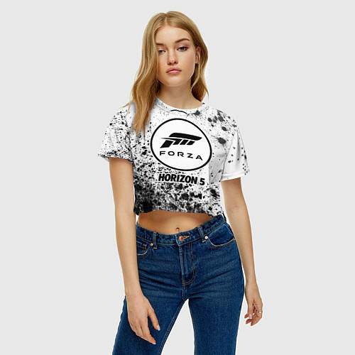 Женский топ FORZA HORIZON 5 - DIRT / 3D-принт – фото 3