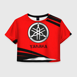 Футболка 3D укороченная женская YAMAHA Yamaha - Графика, цвет: 3D-принт