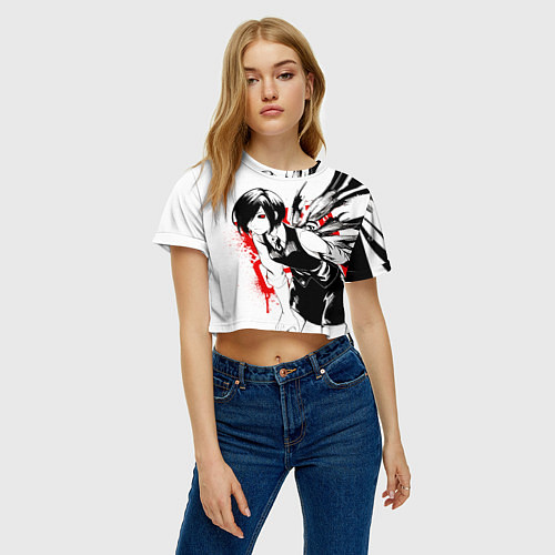 Женский топ ТОУКА TOKYO GHOUL / 3D-принт – фото 3