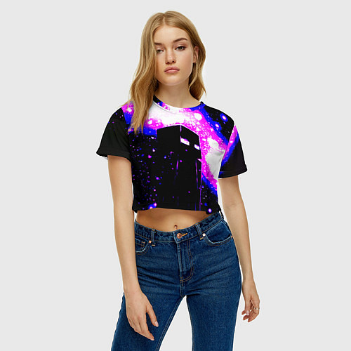 Женский топ MINECRAFT - CREEPER / 3D-принт – фото 3