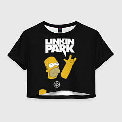 Женский топ LINKIN PARK ГОМЕР СИМПСОН, SIMPSONS