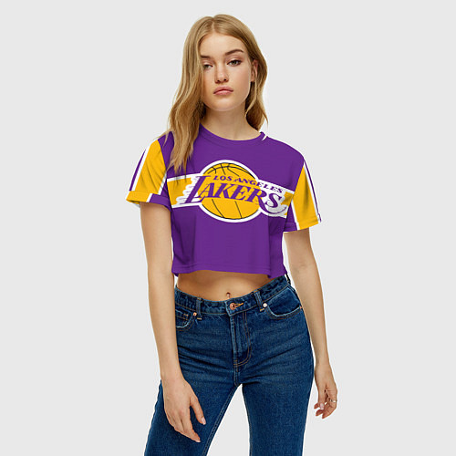 Женский топ LA Lakers NBA / 3D-принт – фото 3