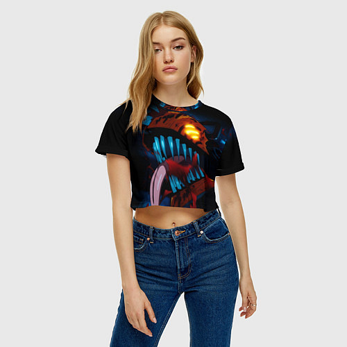 Женский топ Ярость человека бензопилы - Дэнджи / 3D-принт – фото 3