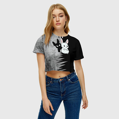 Женский топ Теневой зайка / 3D-принт – фото 3