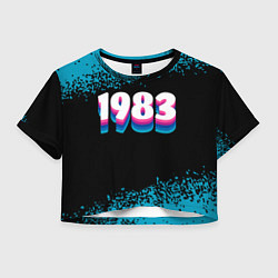 Женский топ Made in 1983: vintage art