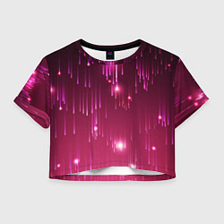 Женский топ Светящиеся розовые линии
