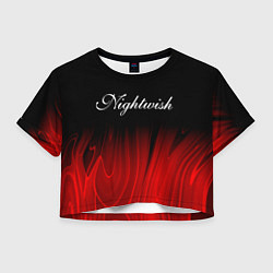 Женский топ Nightwish red plasma