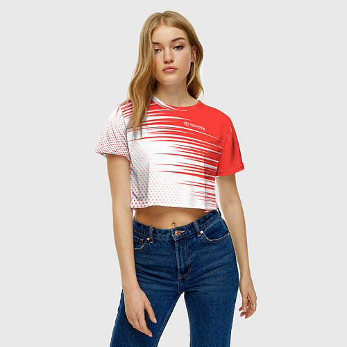 Женский топ Toyota sign / 3D-принт – фото 3