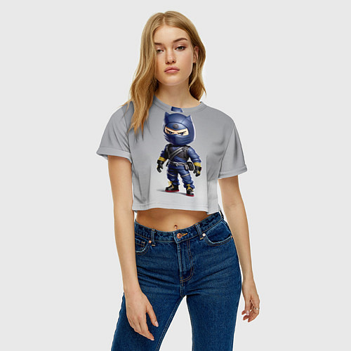 Женский топ Маленький ниндзя - Япония / 3D-принт – фото 3