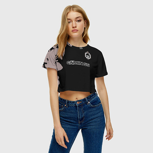 Женский топ Gaimin Gladiators Splash / 3D-принт – фото 3