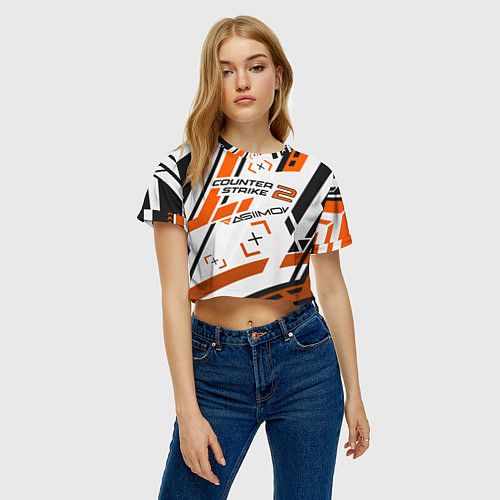 Женский топ КС 2 Asiimov / 3D-принт – фото 3