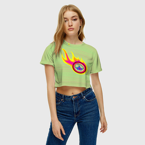 Женский топ Пожарная памятка / 3D-принт – фото 3