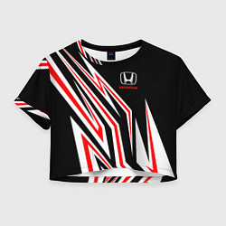 Женский топ Хонда - белый и красный